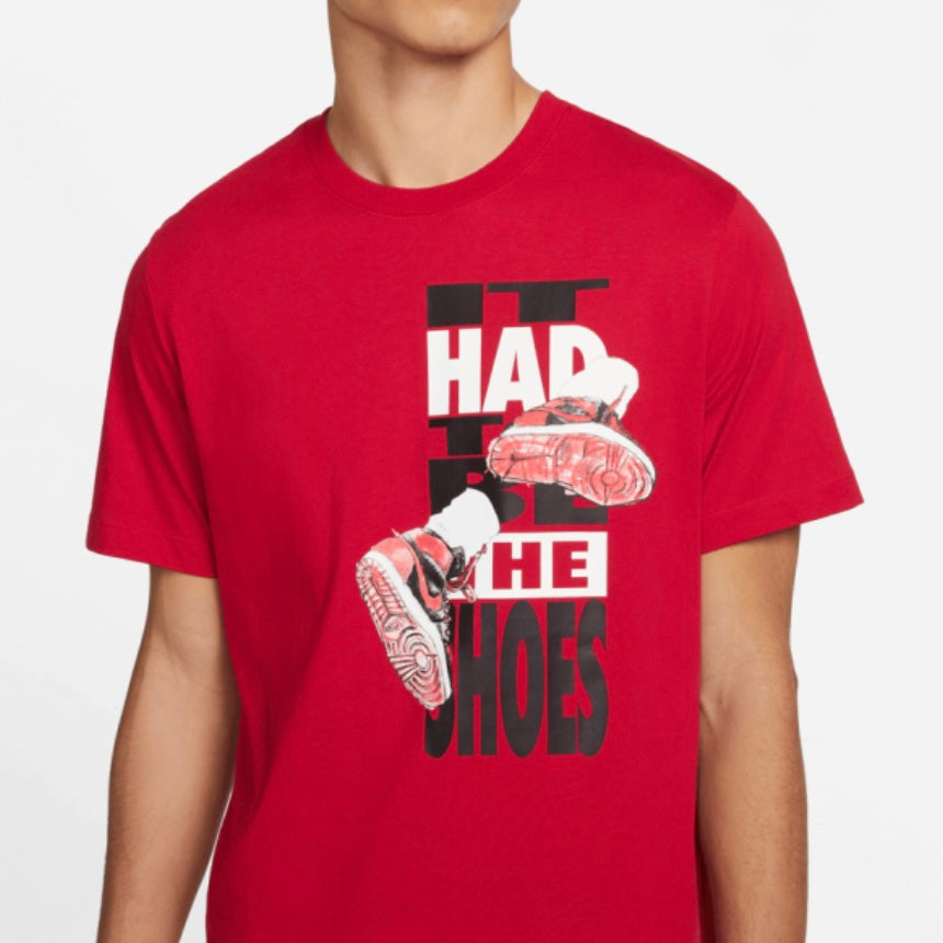 JORDAN THE SHOE CREW TEE RED
