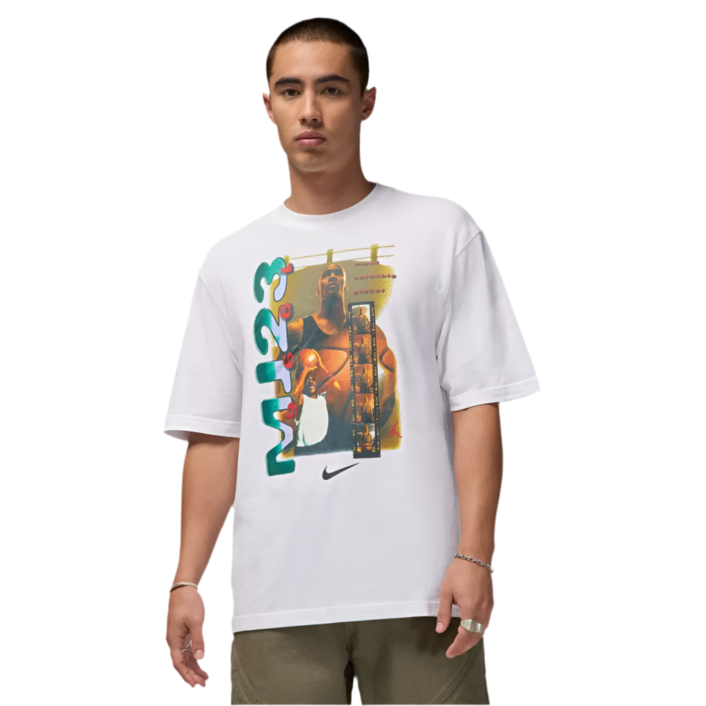 JORDAN MEN SHORT SLEEVE TEE WHITE
