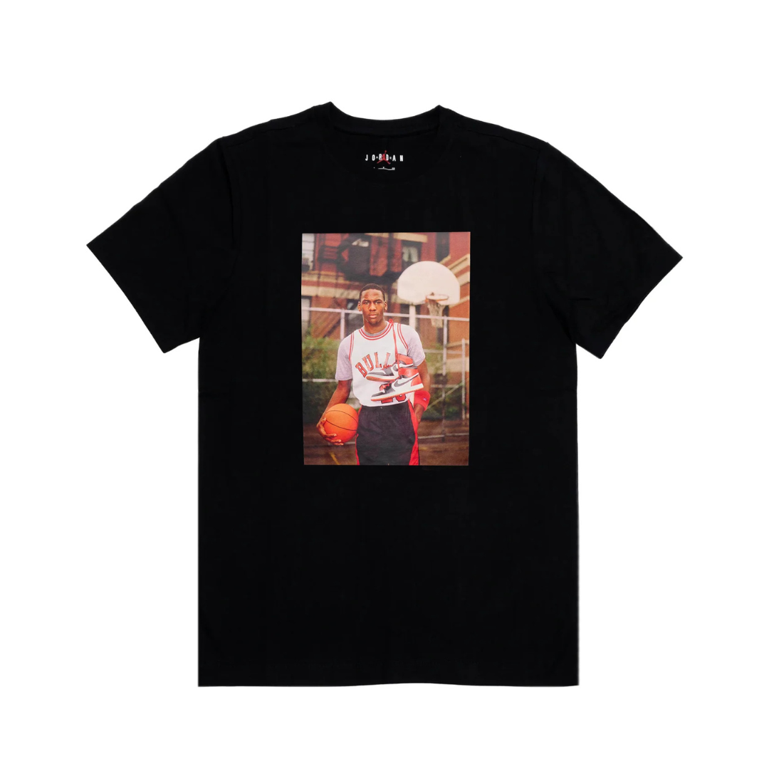 JORDAN MEN PHOTO TEE BLACK