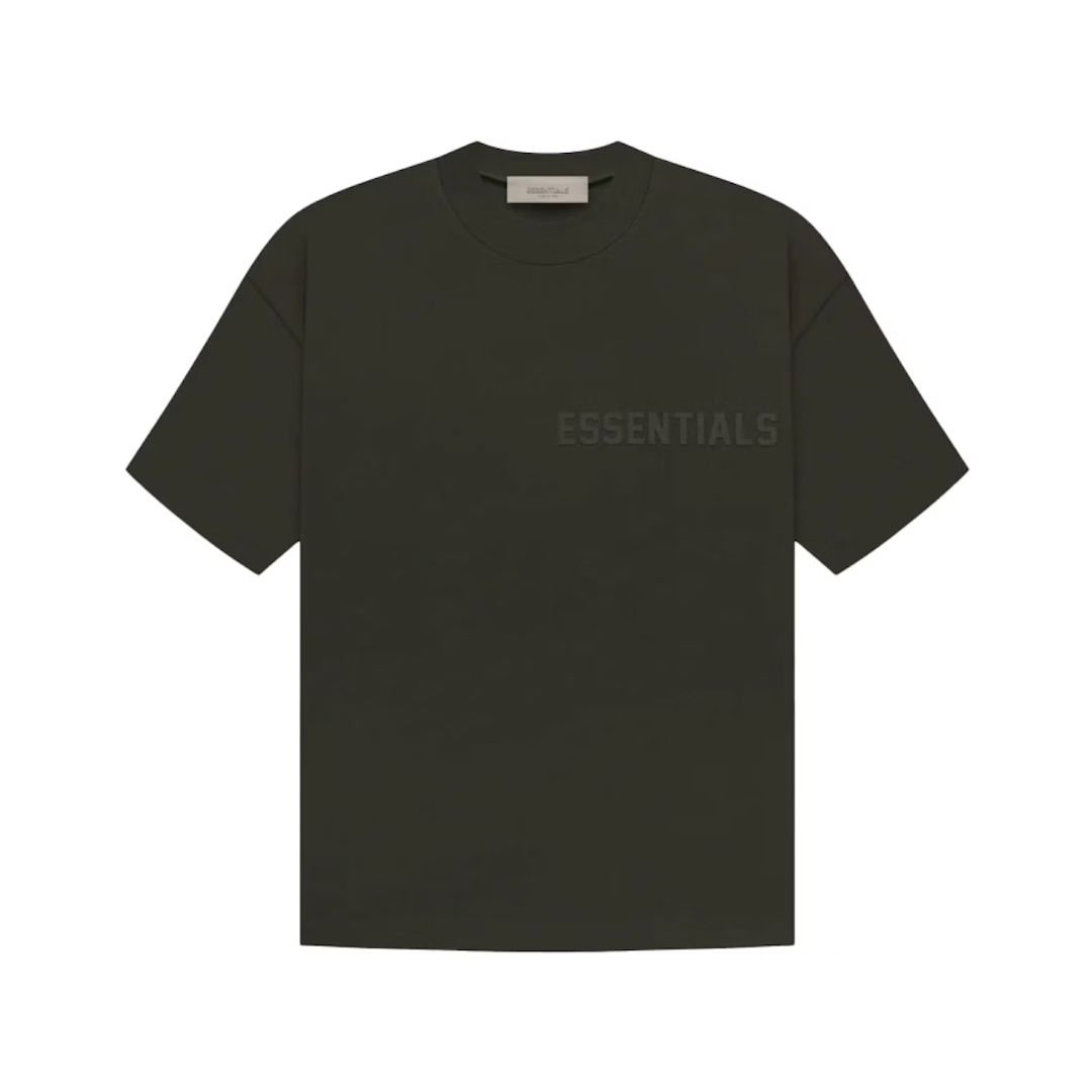 FEAR OF GOD ESSENTIALS TEE - OFF BLACK