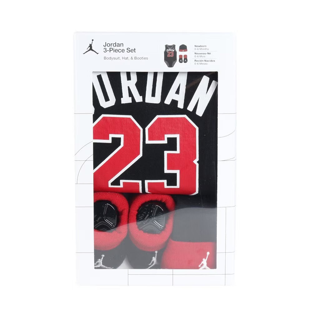 JORDAN 23 JERSEY BABY SET BLACK