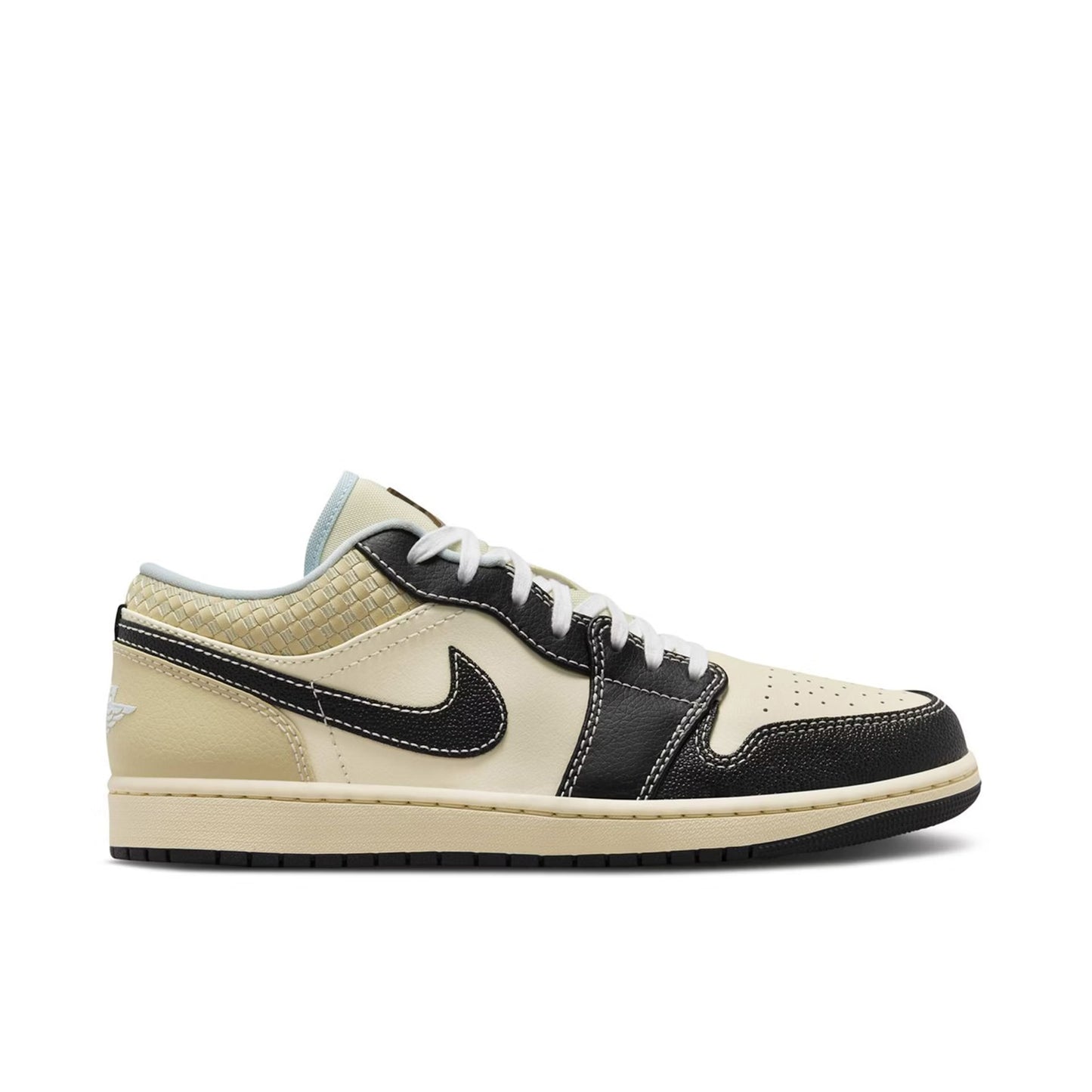AIR JORDAN 1 LOW SE COCONUT MILK BLACK MUSLIN