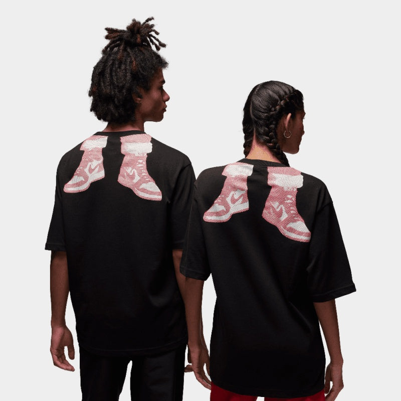 JORDAN ESSENTIALLY HOLIDAY TEE BLACK