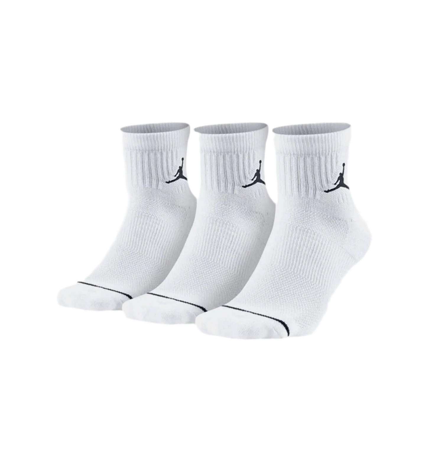 JORDAN ANKLE SOCKS WHITE (3 PAIRS)