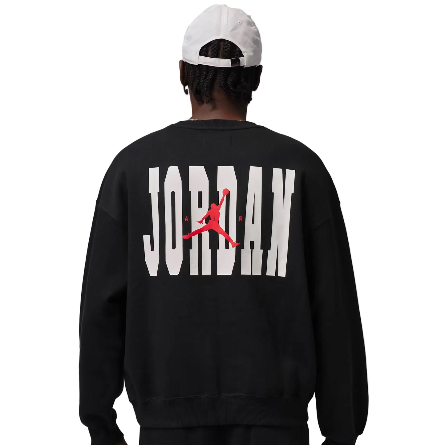 JORDAN BROOKLYN CREWNECK SWEATSHIRT BLACK