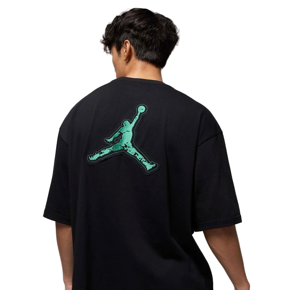 JORDAN OVERSIZED BLACK GREEN TEE