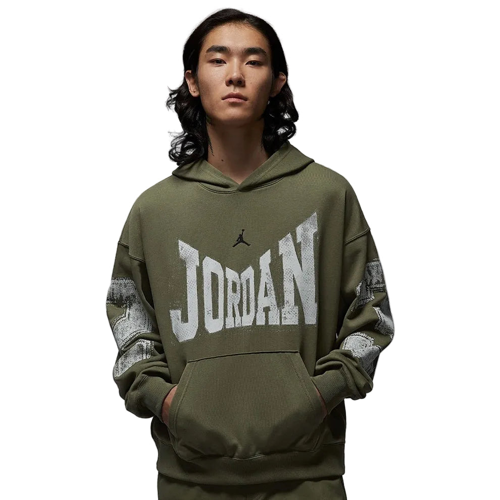 JORDAN PULLOVER HOODIE OLIVE