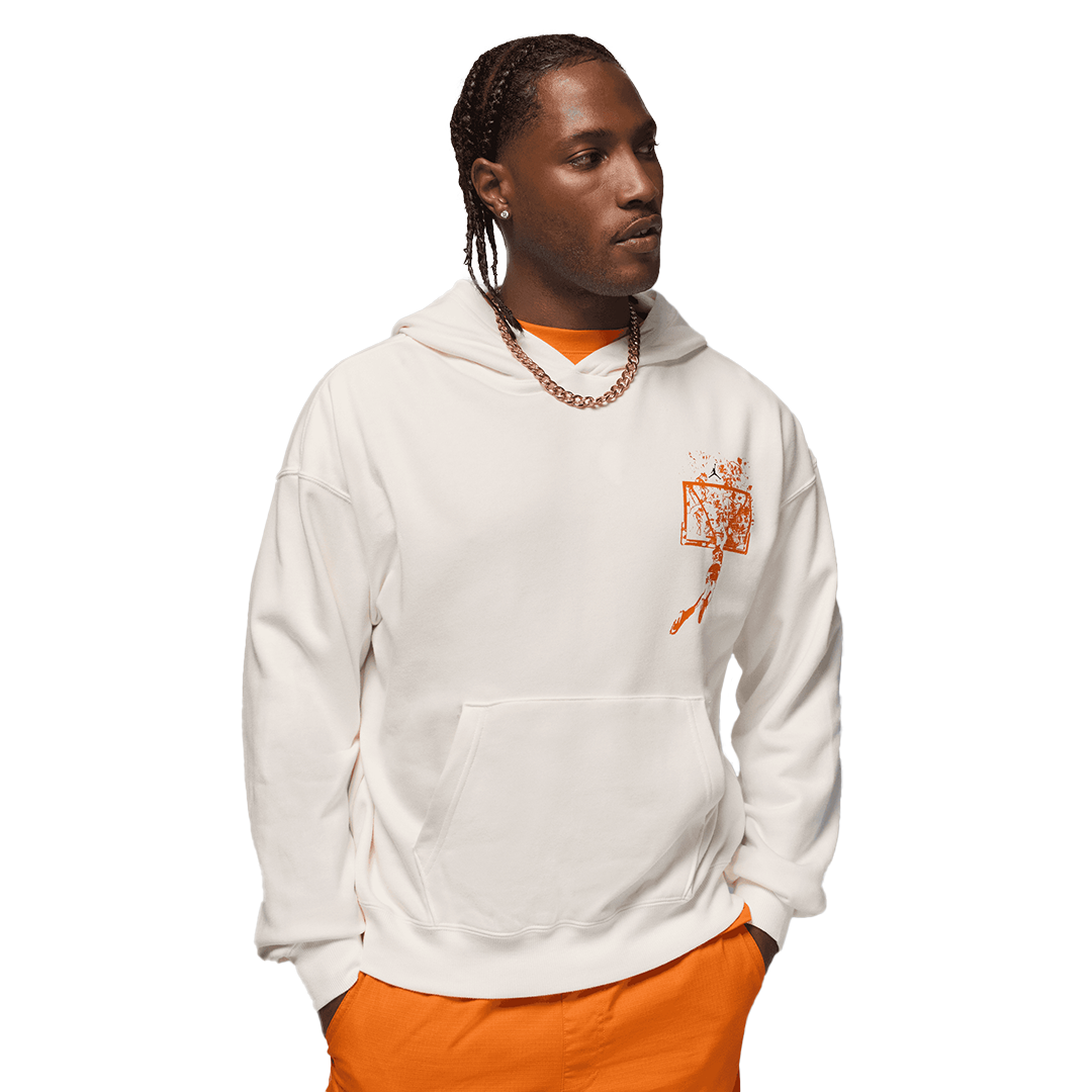 JORDAN SHATTERED BACKBOARD HOODIE SAIL STARFISH