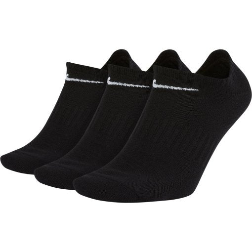 NIKE EVERYDAY LIGHTWEIGHT SOCKS BLACK (3 PAIRS)