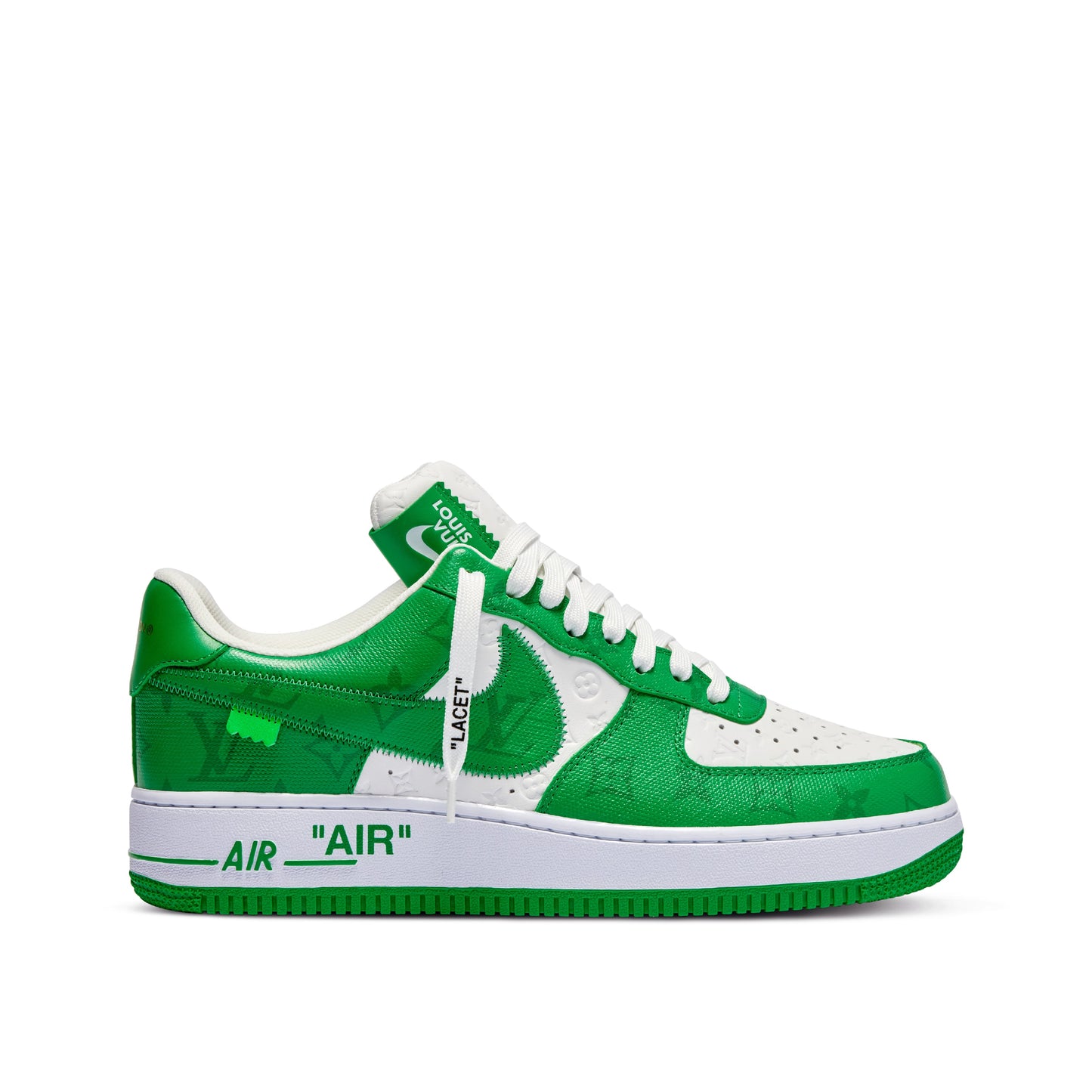 NIKE AIR FORCE 1 LOW X LOUIS VUITTON - WHITE GREEN