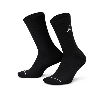 JORDAN EVERYDAY CREW SOCKS BLACK (3 PAIRS)