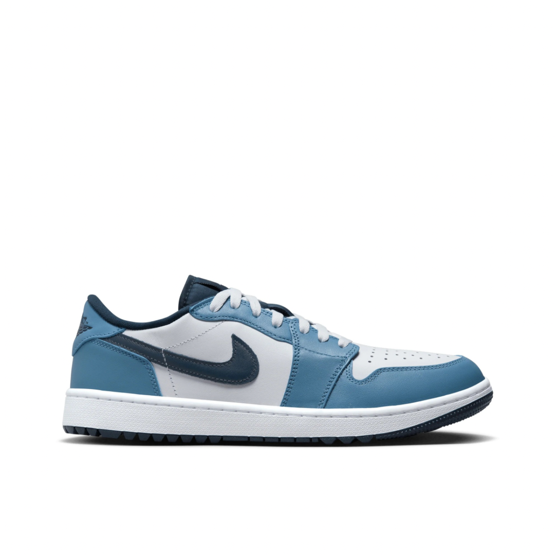 AIR JORDAN 1 LOW GOLF WHITE AEGEAN STORM