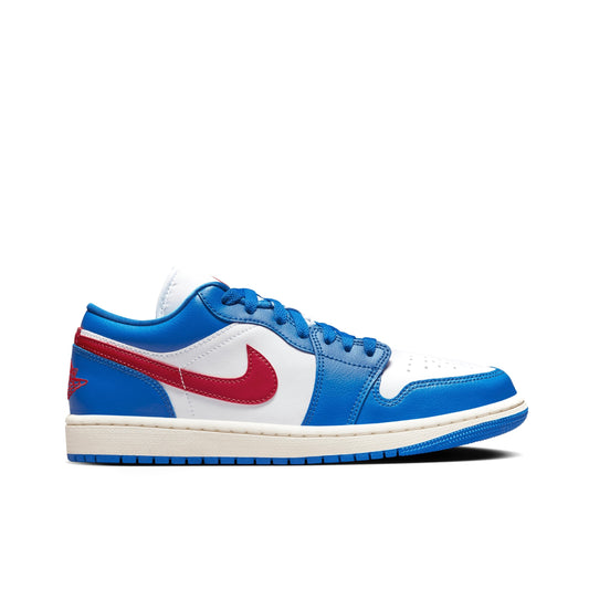 AIR JORDAN 1 LOW - SPORT BLUE GYM RED