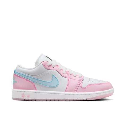 AIR JORDAN 1 LOW PAW PRINT PINK FOAM