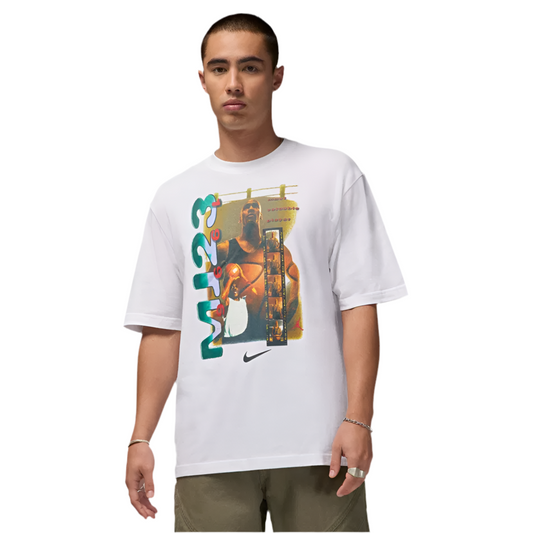 JORDAN MEN SHORT SLEEVE TEE WHITE