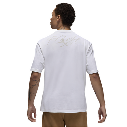 JORDAN FLIGHT ESSENTIAL 85 CREW WHITE TEE