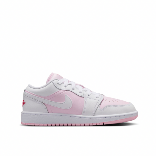 AIR JORDAN 1 LOW GS PINK FOAM WHITE