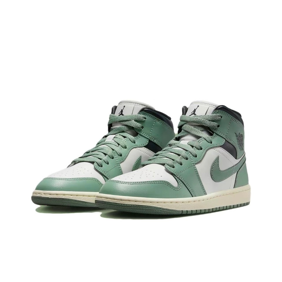 AIR JORDAN 1 MID JADE SMOKE