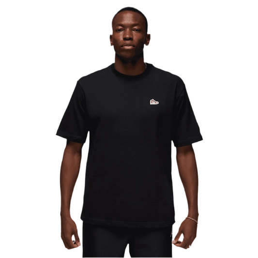 JORDAN BRAND SNEAKER PATCH BLACK TEE