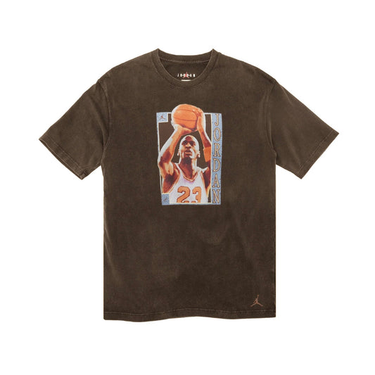 JORDAN OVERSIZED GRAPHIC TEE - BAROQUE BROWN