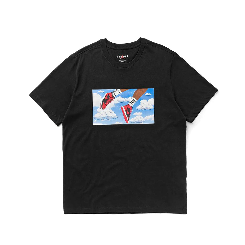 JORDAN FLIGHT ESSENTIALS GRAPHIC TEE BLACK