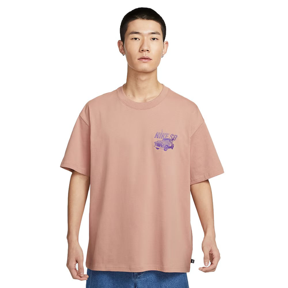 NIKE SB MAX 90 SKATE TEE DUSTED CLAY