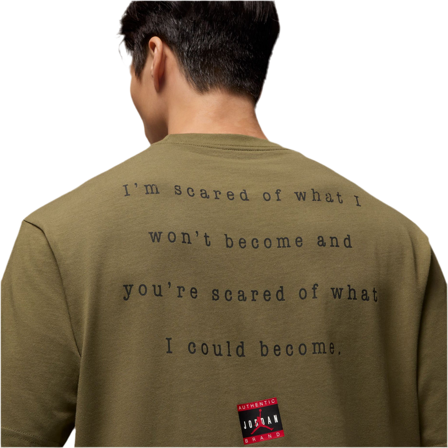 JORDAN STATEMENT 1985 TEE OLIVE