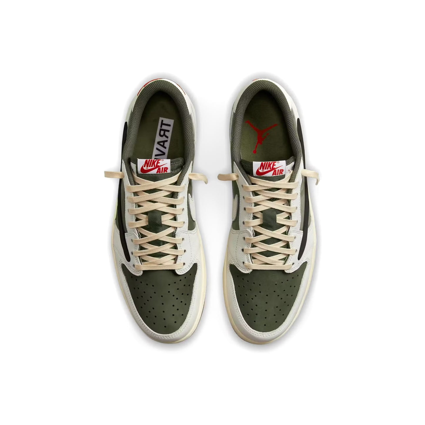 AIR JORDAN 1 LOW OG SP TRAVIS SCOTT REVERSE OLIVE - READY TO SHIP