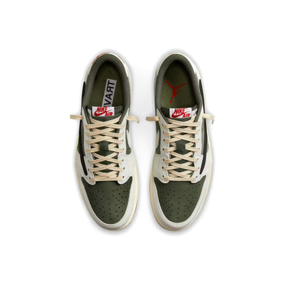 AIR JORDAN 1 LOW OG SP TRAVIS SCOTT REVERSE OLIVE - READY TO SHIP