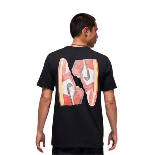 JORDAN ESSENTIALS AJ1 VINTAGE TEE BLACK