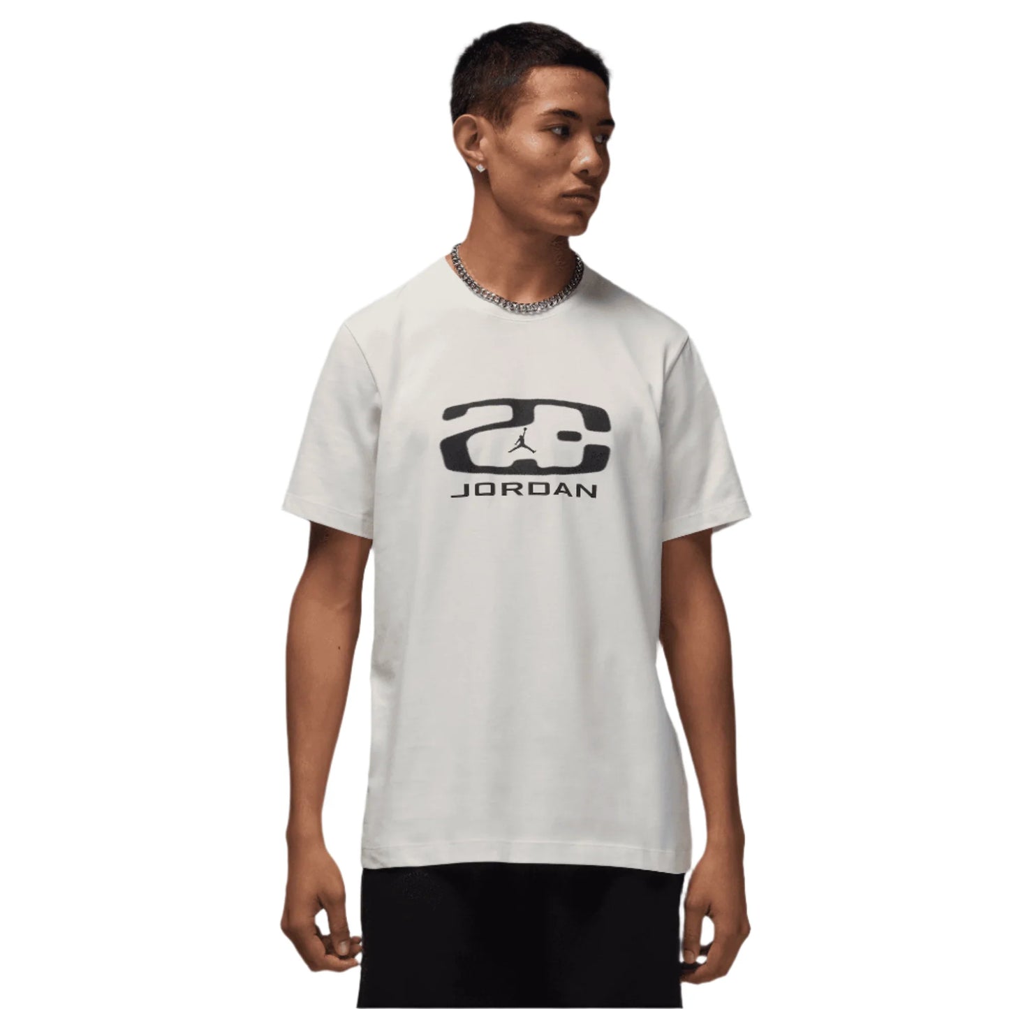 JORDAN FLIGHT ESSENTIALS WHITE LOGO TEE
