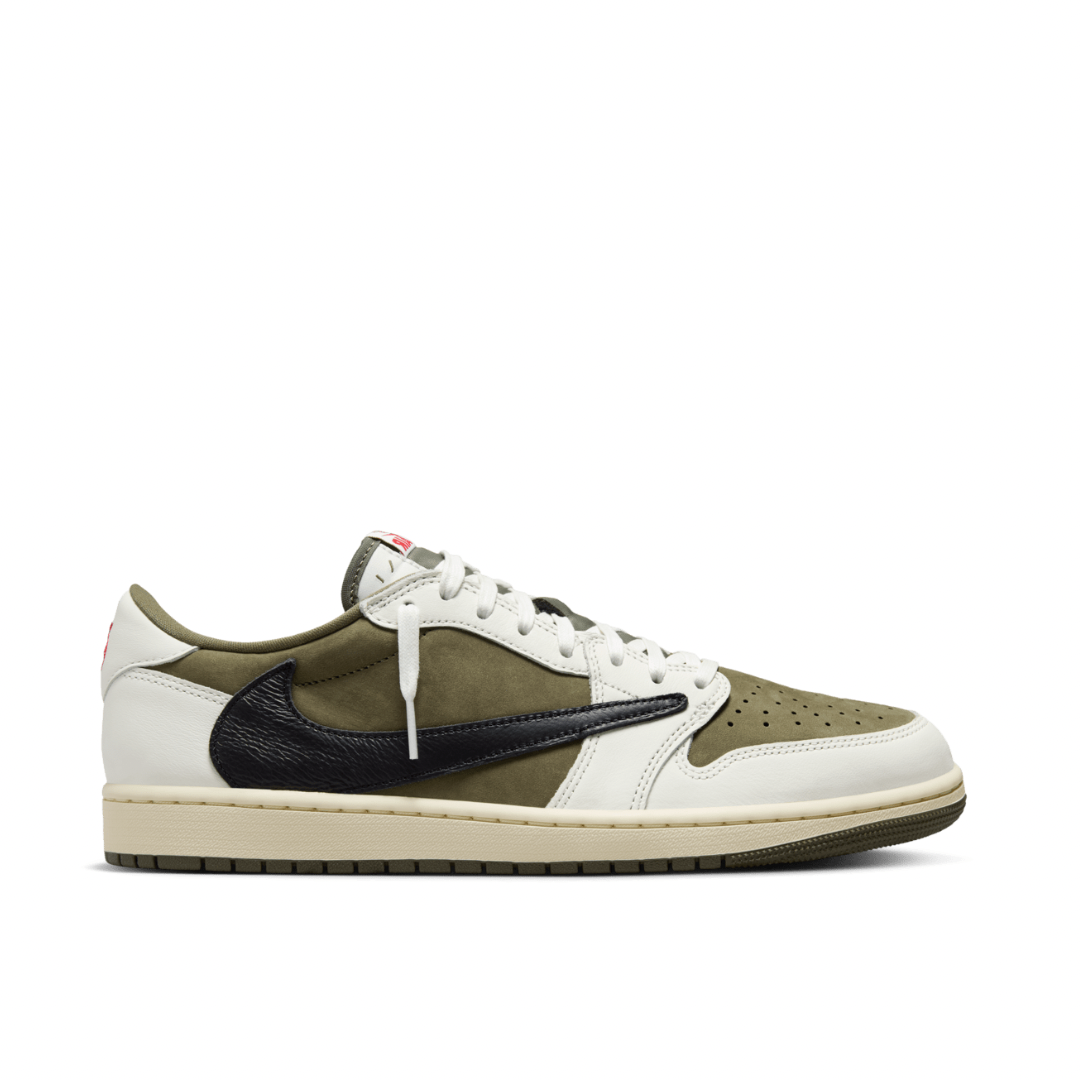 AIR JORDAN 1 LOW OG SP TRAVIS SCOTT REVERSE OLIVE - READY TO SHIP