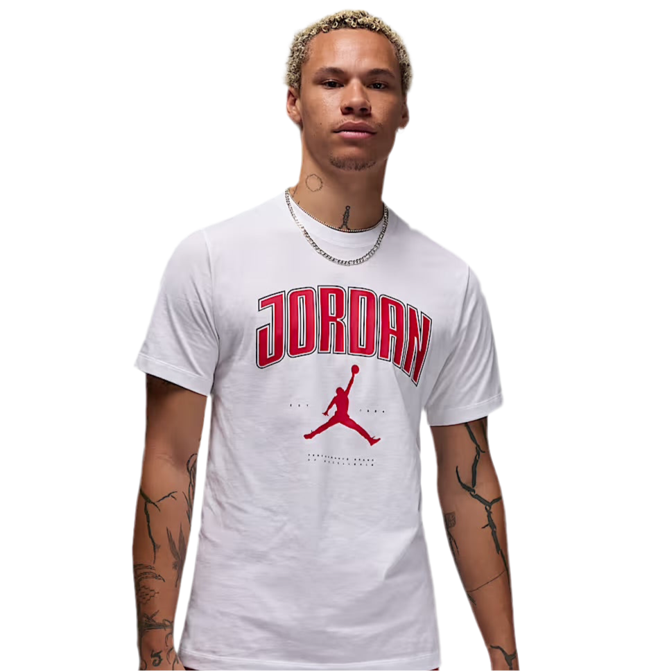 JORDAN CITY 88 CREW TEE WHITE