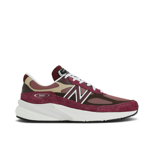 NEW BALANCE 990 V6 BURGUNDY TAN