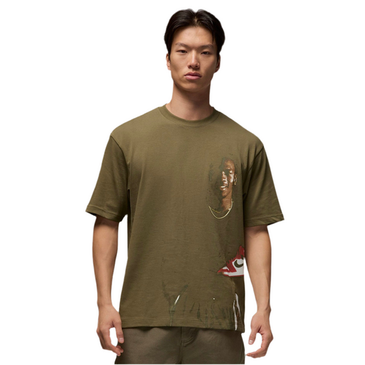 JORDAN STATEMENT 1985 TEE OLIVE