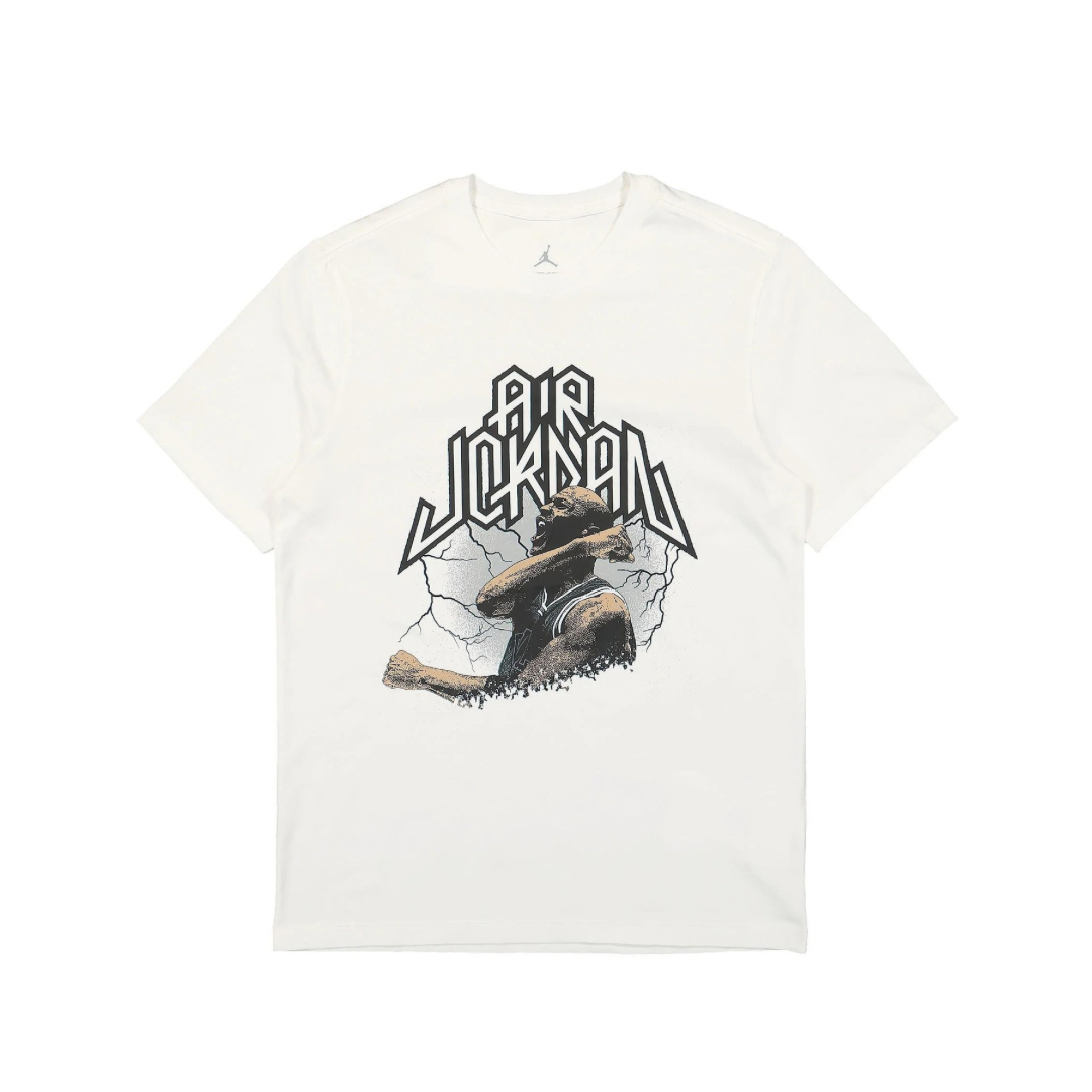 JORDAN SPORT DRI-FIT GRAPHIC TEE WHITE