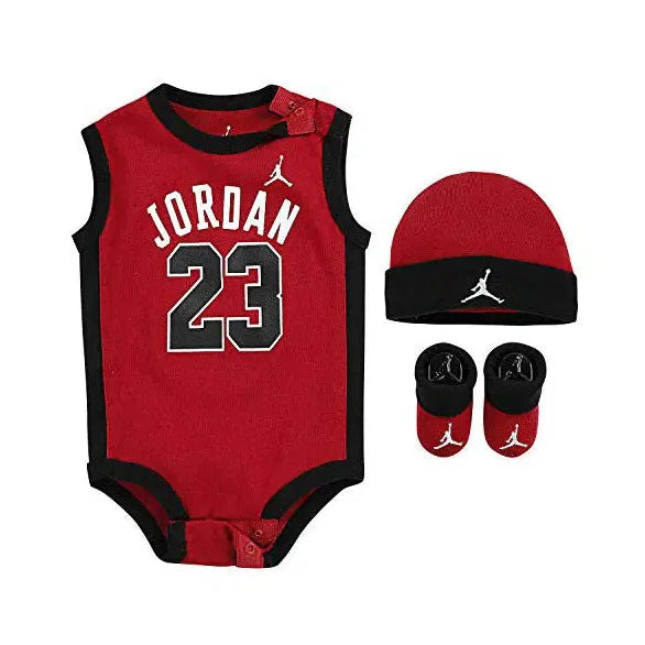 JORDAN 23 JERSEY BABY SET RED