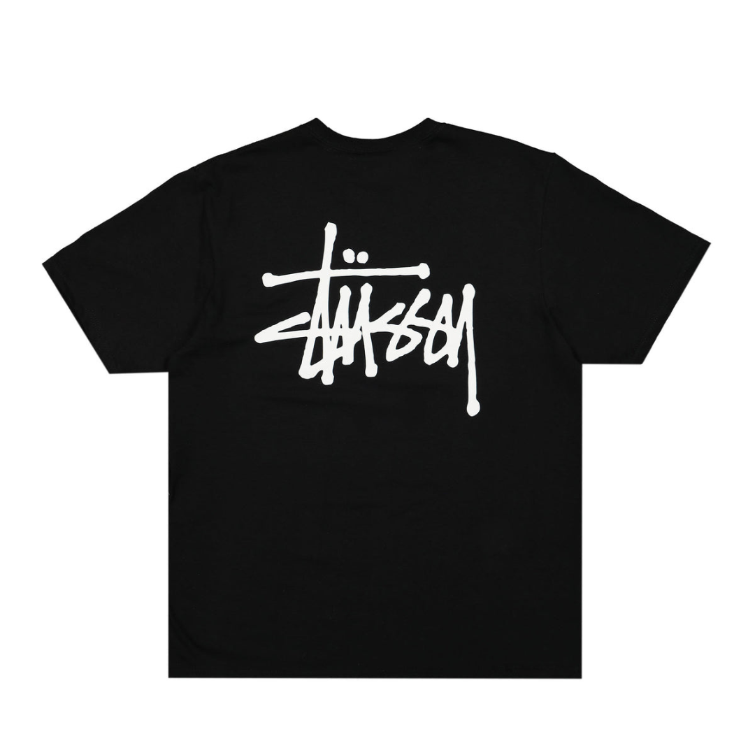 STUSSY BASIC TEE BLACK