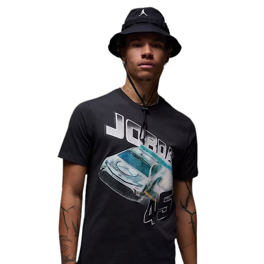 JORDAN RACING TEE BLACK