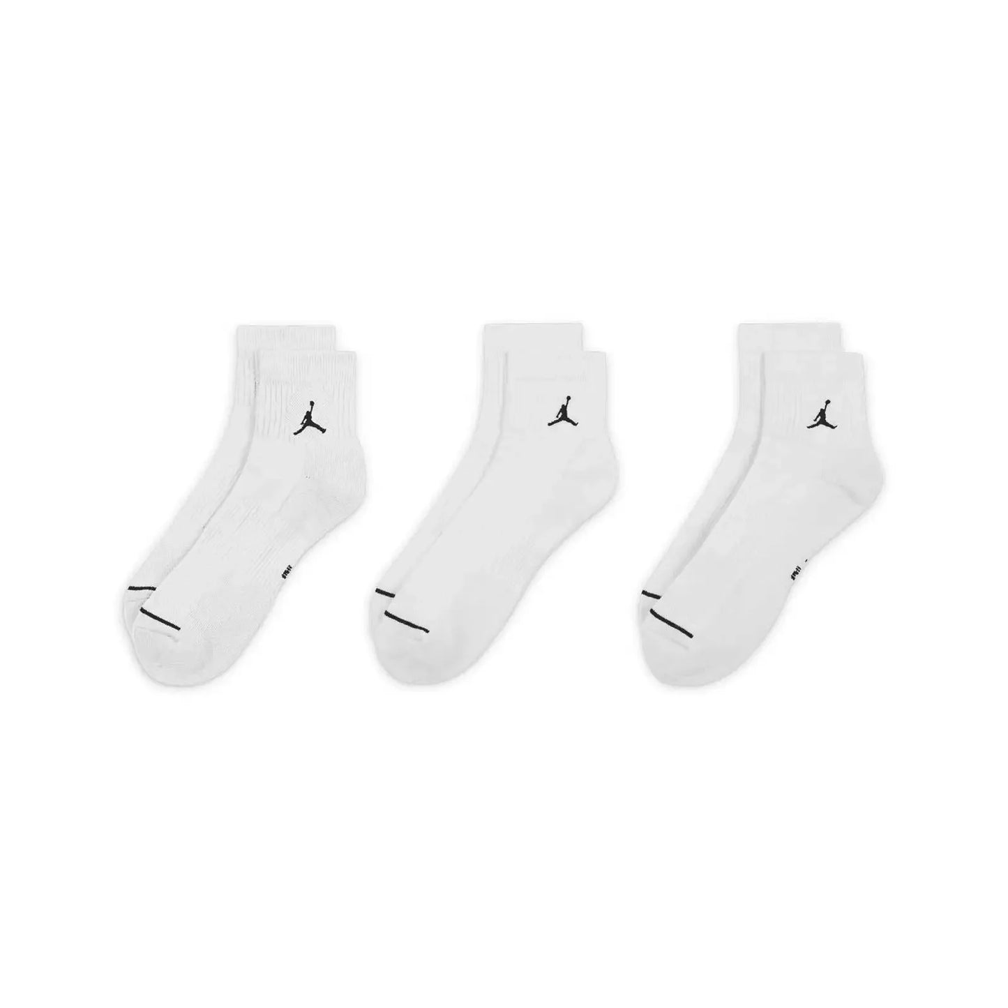 JORDAN ANKLE SOCKS WHITE (3 PAIRS)