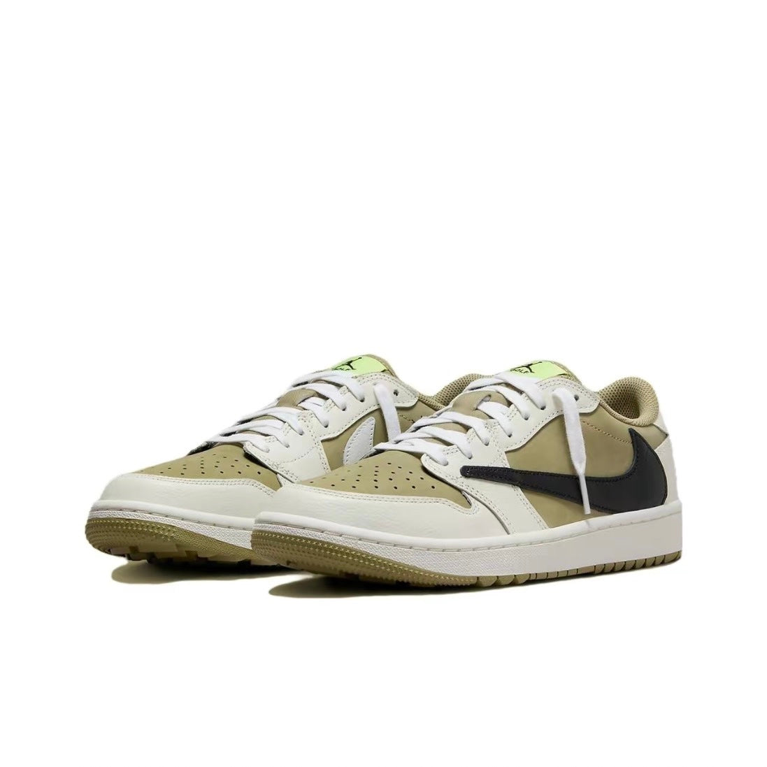 AIR JORDAN 1 LOW GOLF - TRAVIS SCOTT NEUTRAL OLIVE