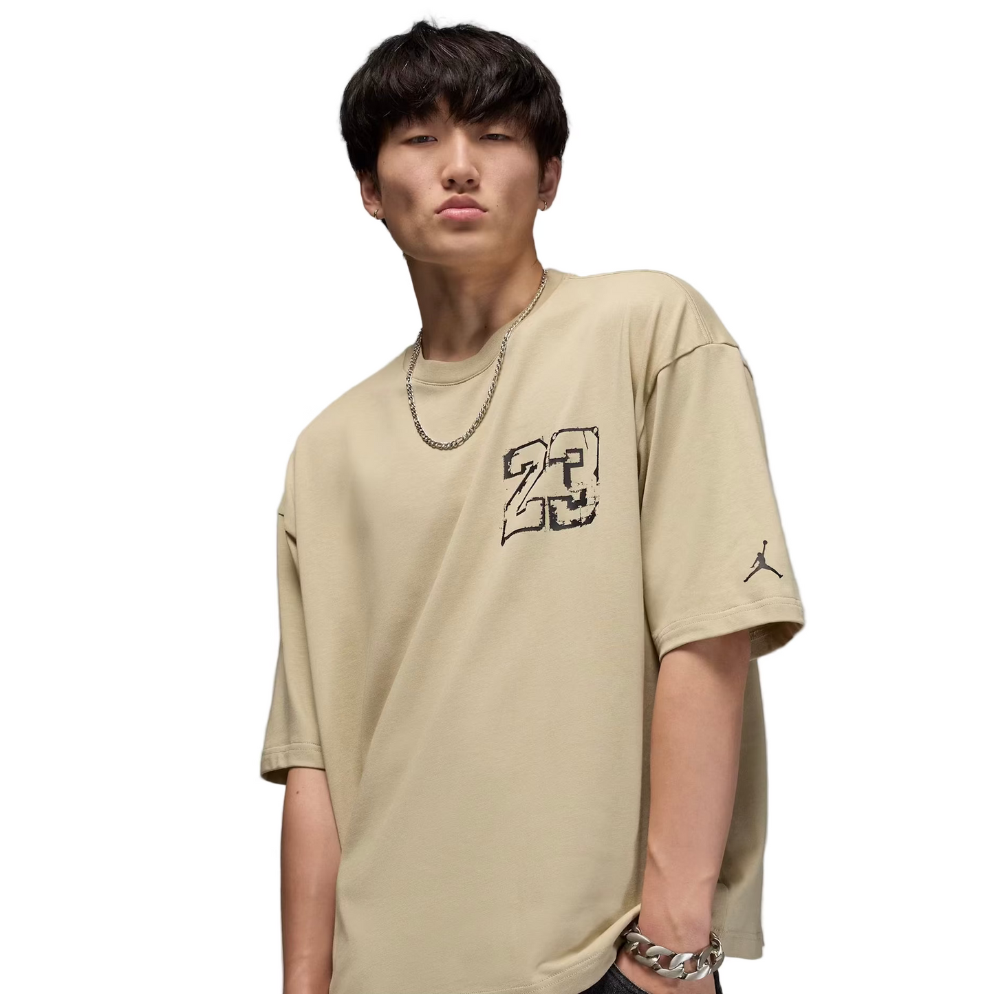 JORDAN OVERSIZED DESERT KHAKI TEE