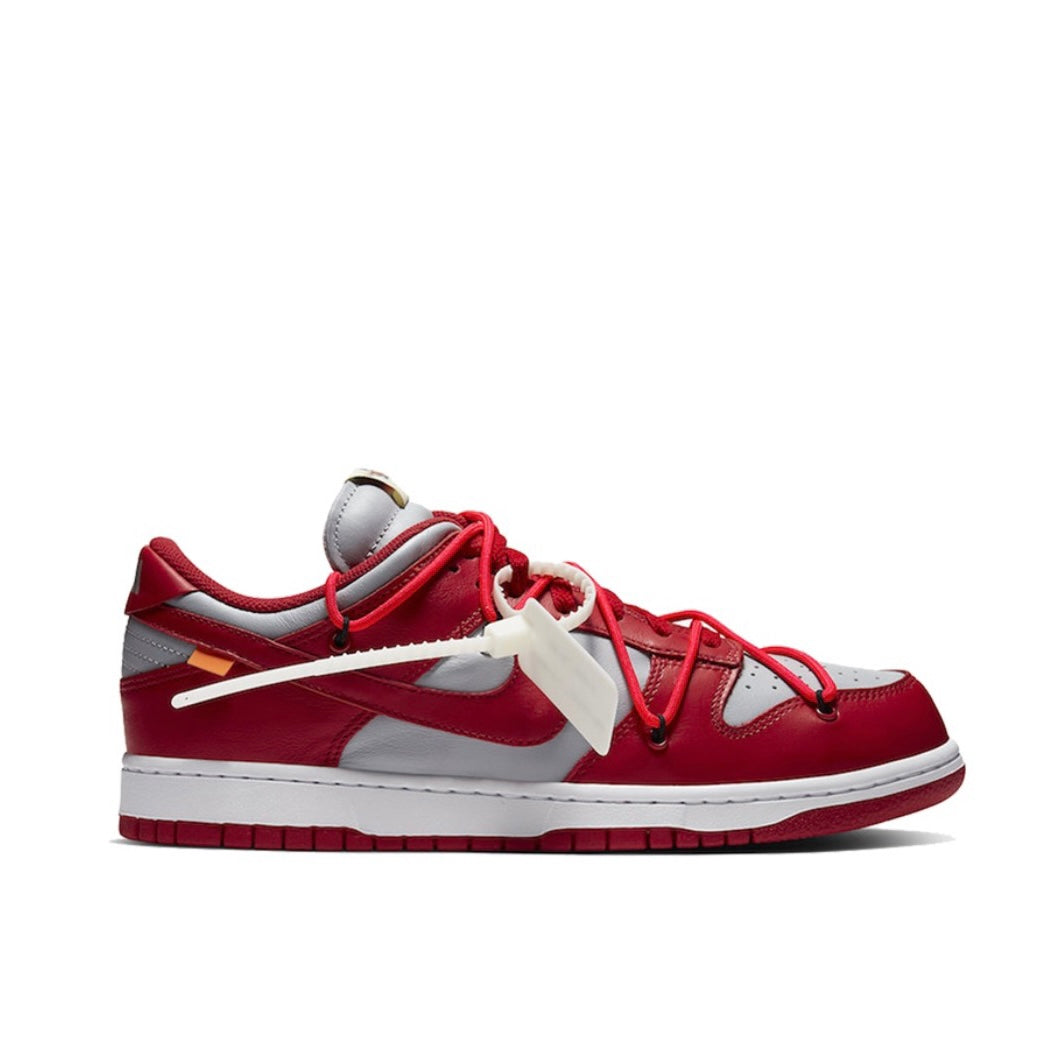 NIKE DUNK LOW - OFF WHITE UNIVERSITY RED