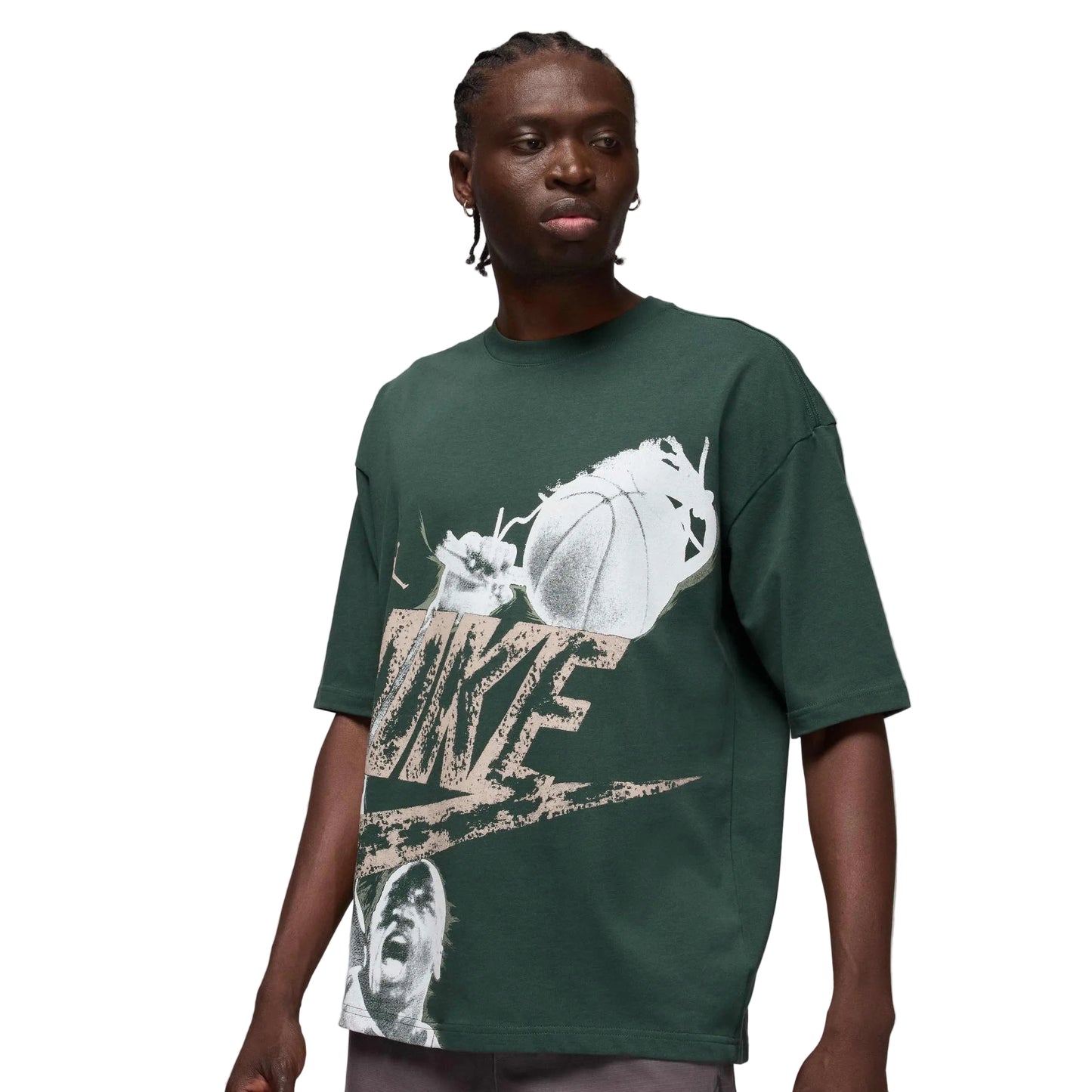 JORDAN REISSUE OVERSIZED TEE MIDNIGHT GREEN