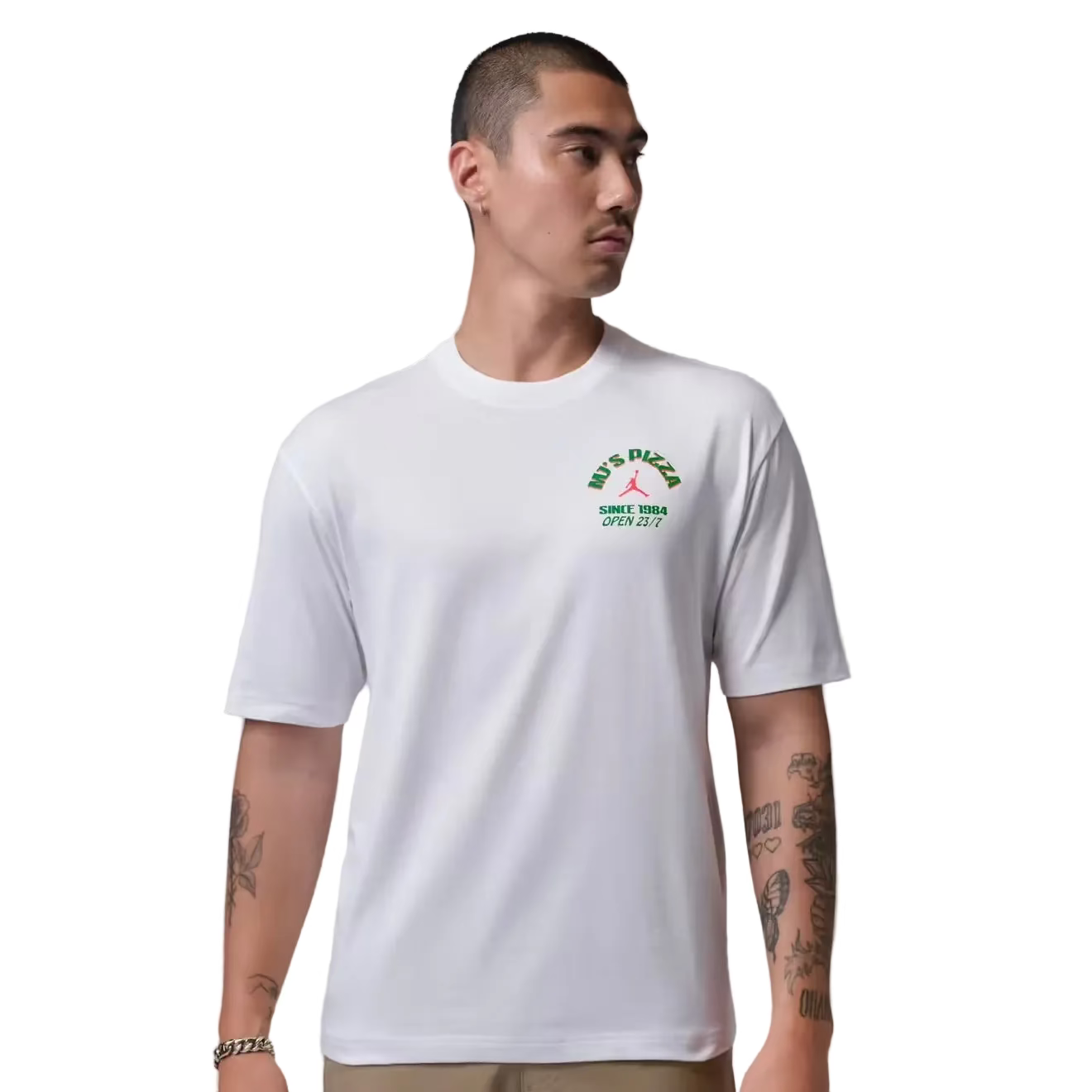 JORDAN GRAPHIC TEE MJ PIZZA WHITE