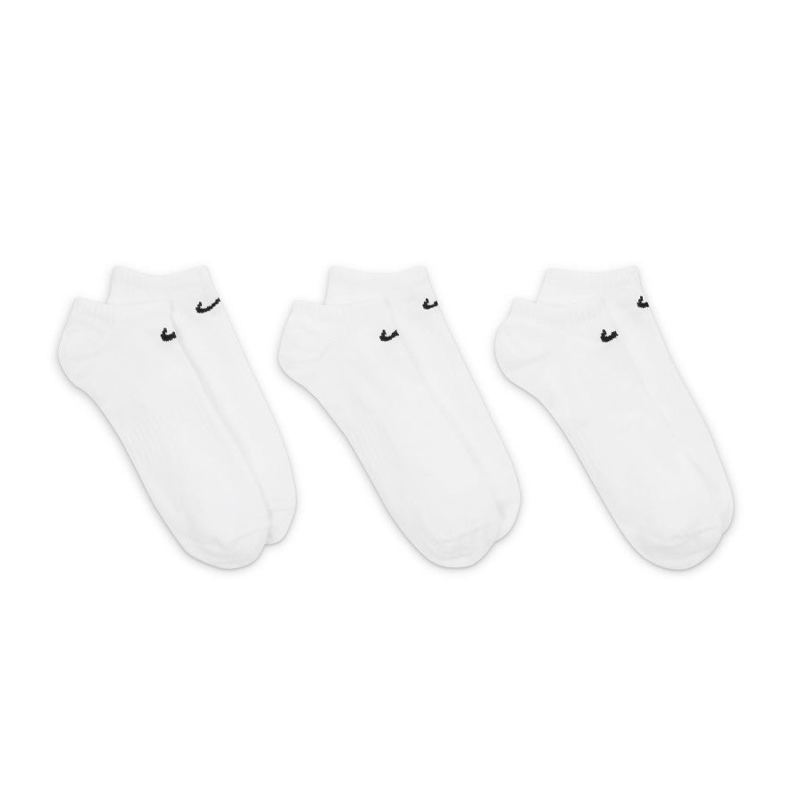 NIKE EVERYDAY LIGHTWEIGHT SOCKS WHITE (3 PAIRS)