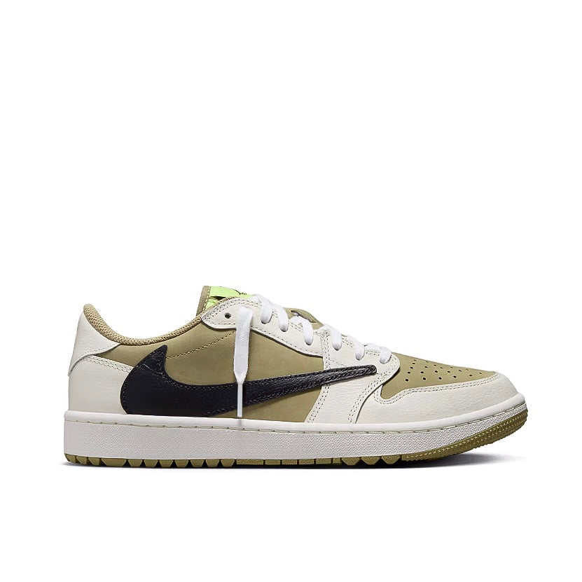 AIR JORDAN 1 LOW GOLF - TRAVIS SCOTT NEUTRAL OLIVE