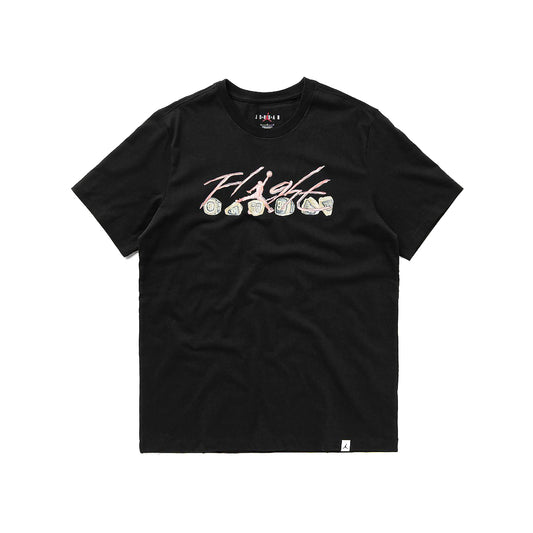 JORDAN FLIGHT ESSENTIALS TEE - BLACK