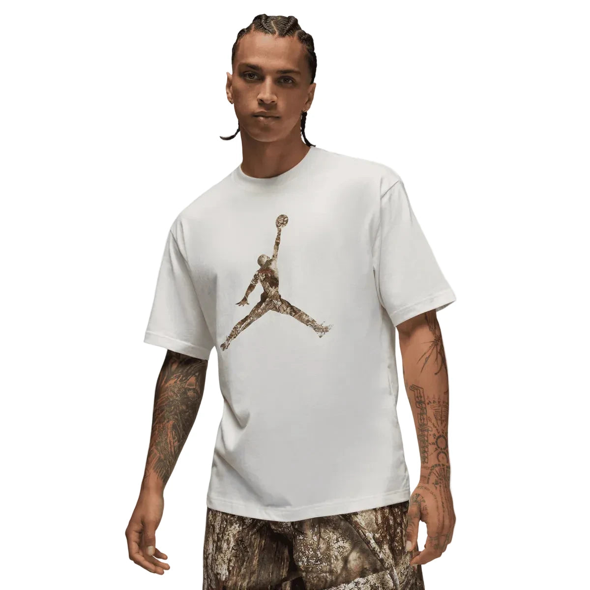 JORDAN REALTREE CAMO WHITE TEE