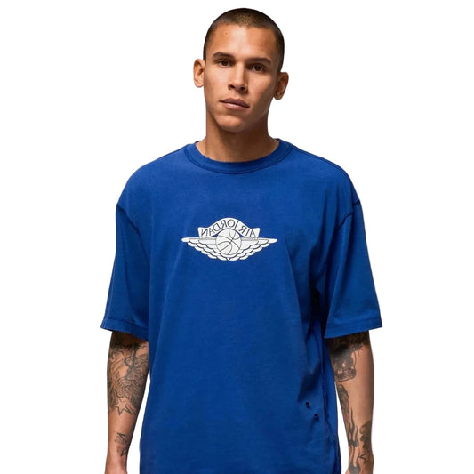 JORDAN RARE AIR WASH 85 TEE ROYAL BLUE
